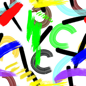 水彩印花 男装印花