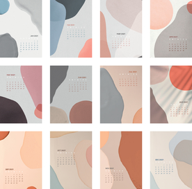 2021抽象日历