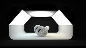 C4D 模型摄影棚产品场景布光