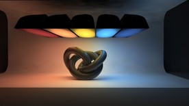 C4D 模型摄影棚产品场景布光