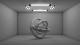 C4D 模型摄影棚产品场景布光