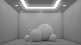 C4D 模型摄影棚产品场景布光