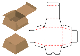 梯形纸盒包装盒