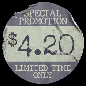 复古贴纸样机   怀旧潮流贴纸