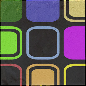 复古贴纸样机   怀旧潮流贴纸