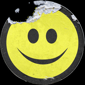 复古贴纸样机   怀旧潮流贴纸