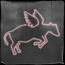 复古贴纸样机   怀旧潮流贴纸