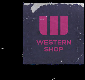 复古贴纸样机   怀旧潮流贴纸