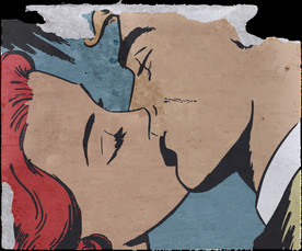 复古贴纸样机   怀旧潮流贴纸