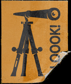 复古贴纸样机   怀旧潮流贴纸