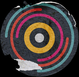 复古贴纸样机   怀旧潮流贴纸