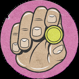 复古贴纸样机   怀旧潮流贴纸