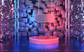 C4D 模型炫酷舞台场景