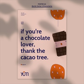 巧克力海报