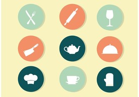 厨房美食工具图形图片