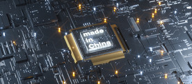 C4D模型电子芯片