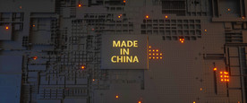 C4D模型电子芯片