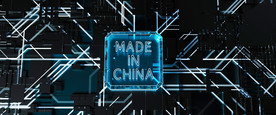 C4D模型电子芯片