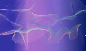 蓝紫渐变线条散点背景