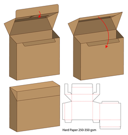 三角翻盖式烟盒纸盒包装