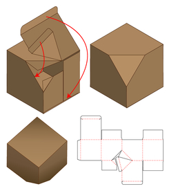 不规则几何创意纸盒包装