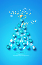 温馨圣诞插画背景装饰海报图图片