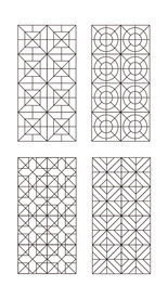 现代底纹  几何构成图案