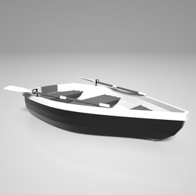 C4D模型游艇