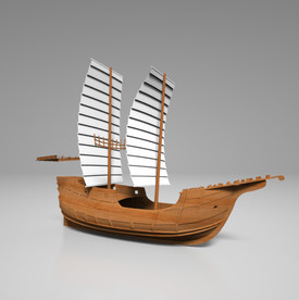 C4D模型船
