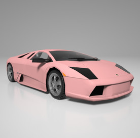 C4D模型兰博基尼汽车模型