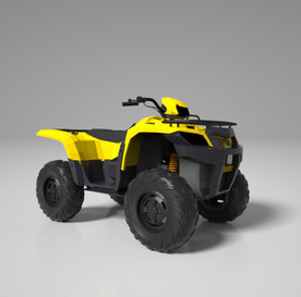 C4D模型沙滩摩托模型
