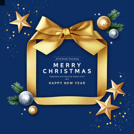 温馨圣诞插画背景装饰海报图图片