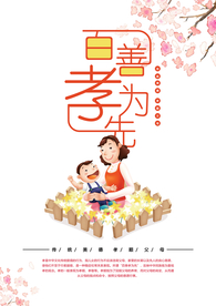 卡通孝顺父母海报