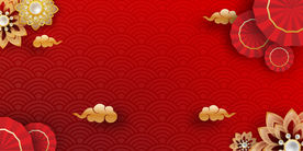 中国风祥云纹理背景