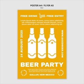 啤酒海报