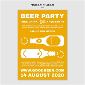 啤酒海报
