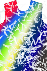 潮流男装印花 分层