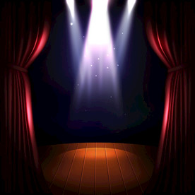 舞台灯光背景