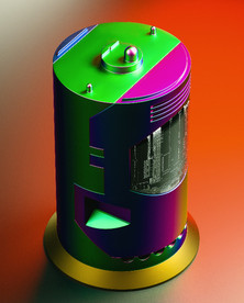 C4D模型设备零件仪器结构