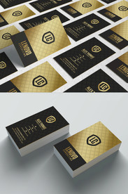 尊贵商务名片模板