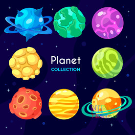 太阳系卡通星球
