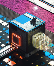 C4D模型设备零件仪器结构球体
