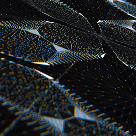 C4D模型 科技黑色电线背景