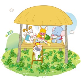 动物合影 上贰拾