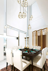 美式餐厅 家装餐厅效果