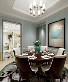 后现代餐厅 家装餐厅效果