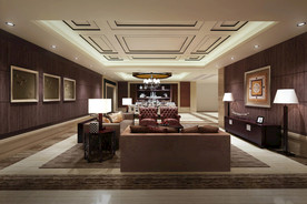 后现代客厅 家装客厅效果 港式