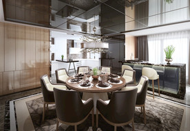 后现代餐厅 家装餐厅效果