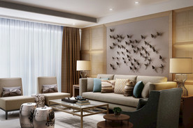 后现代客厅    家装客厅效果