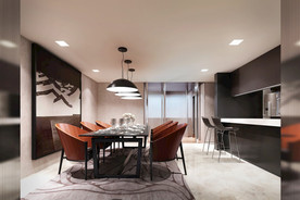 后现代餐厅 家装餐厅效果